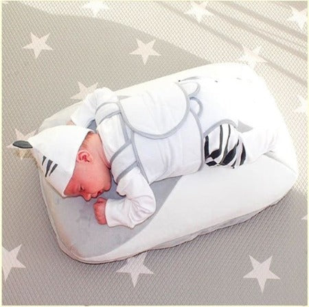 Babocush Newborn Comfort Cushion/GREY WHITE